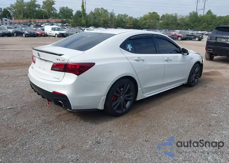 2018 Acura Tlx Tech A-Spec Pkgs из США, поврежденный, VIN 19UUB3F61JA000837